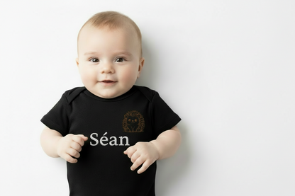 Personalised 2-Piece Baby Onesie with Name 🦔
